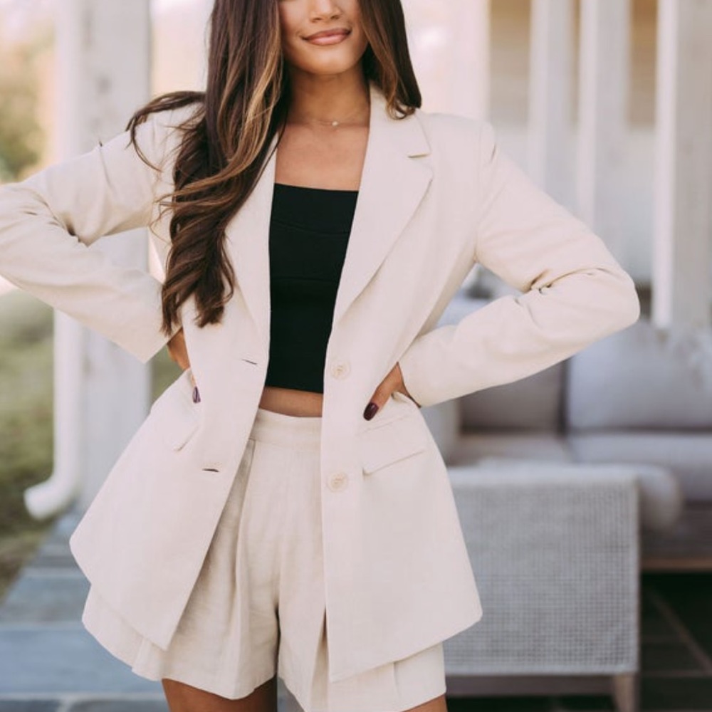 Blazer and Shorts set from These Three Boutique